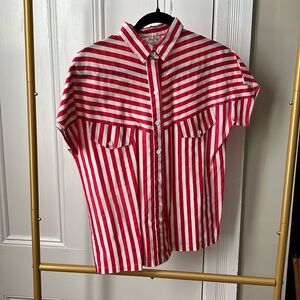 Vintage red striped shirt